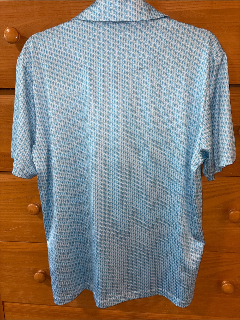 Jos. A. Bank Light Blue Micro-Pattern Polo - Picture 3 of 7